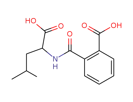 Molecular Structure of 5115-64-0 (<i>N</i>-(1-carboxy-3-methyl-butyl)-phthalamic acid)