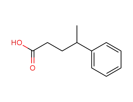 Molecular Structure of 16433-43-5 (4-phenylpentanoic acid)