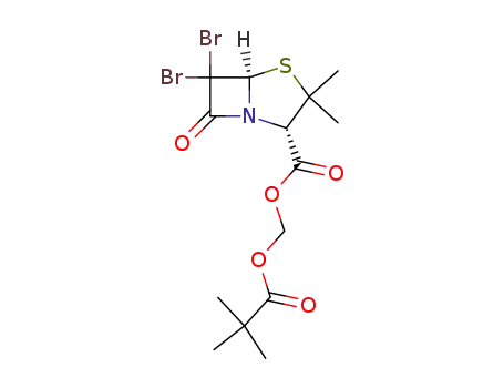 6,6-dibromopenicillanic acid pivaloyloxymethyl ester