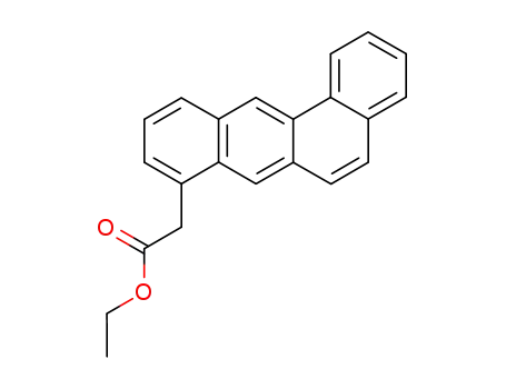 Molecular Structure of 13728-60-4 (Ethyl-1,2-benzanthracen-5-acetat)