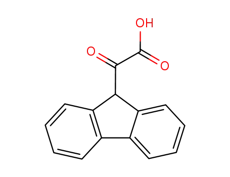 Molecular Structure of 153208-39-0 (fluoren-9-yl-glyoxylic acid)