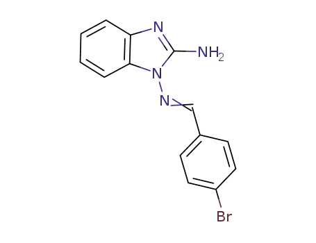 2-amino-N<sub>1</sub>-(4-bromobenzylideneamino)benzimidazole