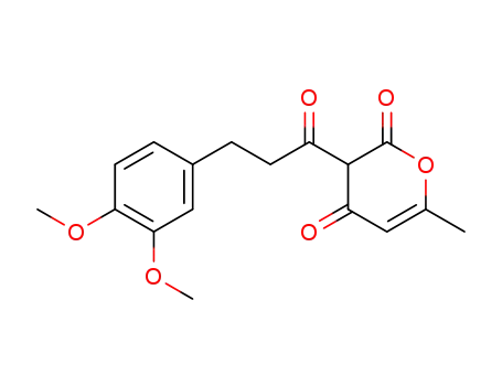 3-[3-(3,4-dimethoxy-phenyl)-propionyl]-6-methyl-pyran-2,4-dione