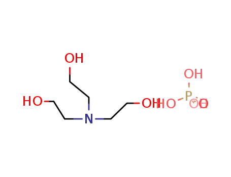 Molecular Structure of 21071-31-8 (Tris(2-hydroxyethyl)ammonium dihydrogen phosphate)