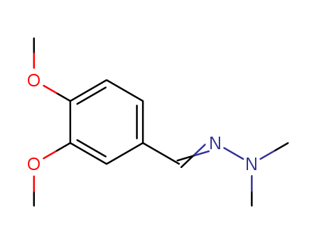 Benzaldehyde,3,4-dimethoxy-, 2,2-dimethylhydrazone cas  14371-17-6