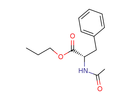 Molecular Structure of 2361-97-9 (L-Phenylalanine, N-acetyl-, propyl ester)