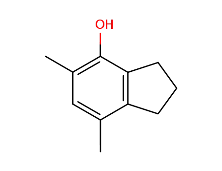 Molecular Structure of 84540-52-3 (5,7-dimethylindan-4-ol)