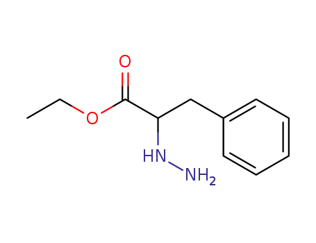 Molecular Structure of 506444-17-3 (2-hydrazino-3-phenyl-propionic acid ethyl ester)
