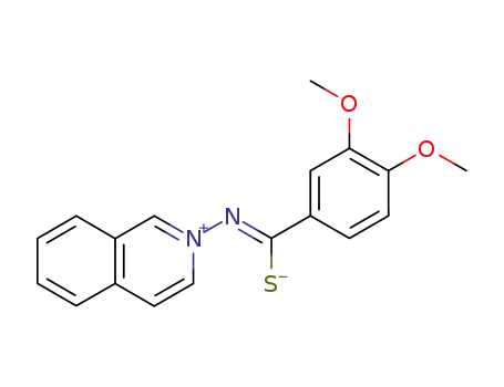 Molecular Structure of 76195-87-4 (N-isoquinolinio-3,4-dimethoxy(thiobenzamidate))
