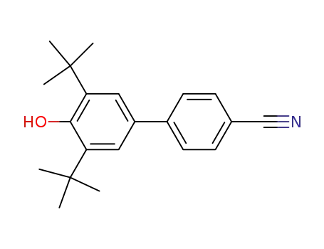 4-cyano-3',5'-di-tert-butyl-4'-hydroxy-1,1'-biphenyl