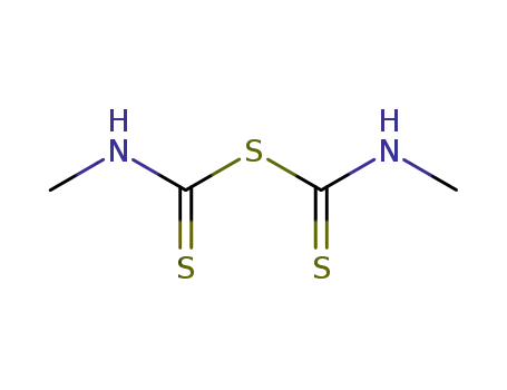 Molecular Structure of 5437-22-9 (N-methyl-1-(methylthiocarbamoylsulfanyl)methanethioamide)