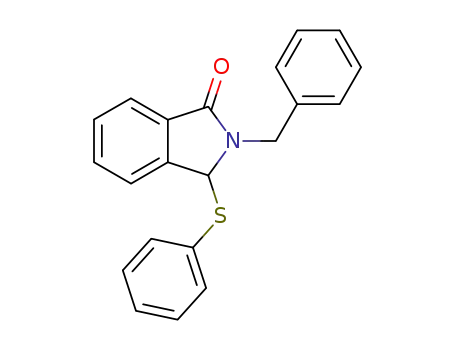 1H-Isoindol-1-one, 2,3-dihydro-2-(phenylmethyl)-3-(phenylthio)-