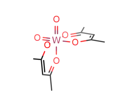 Molecular Structure of 21292-49-9 (Tungsten,dioxobis(2,4-pentanedionato-kO2,kO4)-, (OC-6-21)-)