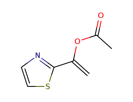 2-Thiazolemethanol, a-methylene-, acetate (ester)