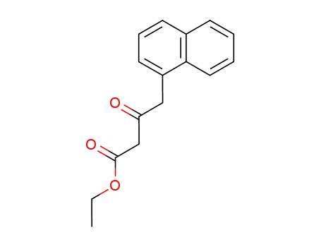 Molecular Structure of 189057-82-7 (4-NAPHTHALEN-1-YL-3-OXO-BUTYRIC ACID ETHYL ESTER)