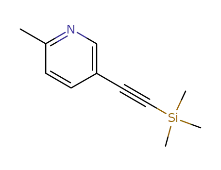2-methyl-5-trimethylsilanylethynyl-pyridine