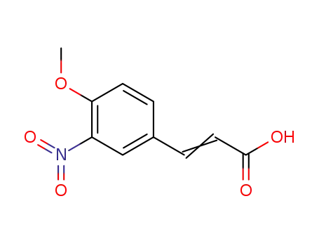 Molecular Structure of 58435-22-6 (4-METHOXY-3-NITROCINNAMIC ACID)