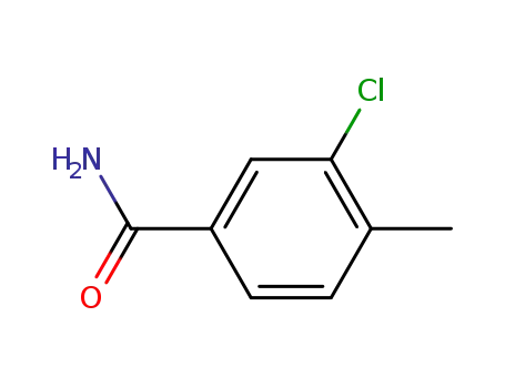 Molecular Structure of 24377-95-5 (3-chloro-4-methylbenzamide)