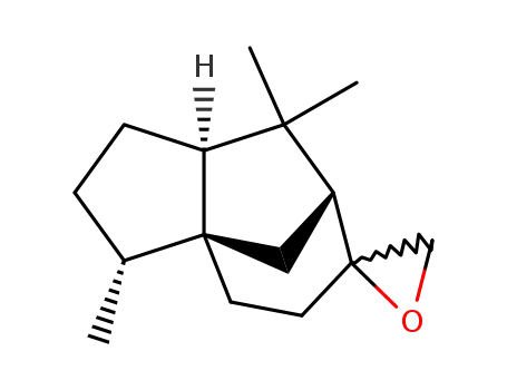 Molecular Structure of 22037-88-3 ([3R-(3alpha,3abeta,6beta,7beta,8aalpha)]-octahydro-3,8,8-trimethylspiro[6H-3a,7-methanoazulene-6,2'-oxirane])