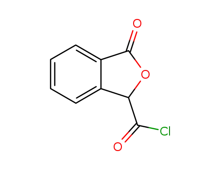 Molecular Structure of 75724-95-7 (1-Isobenzofurancarbonylchloride,1,3-dihydro-3-oxo-(9CI))