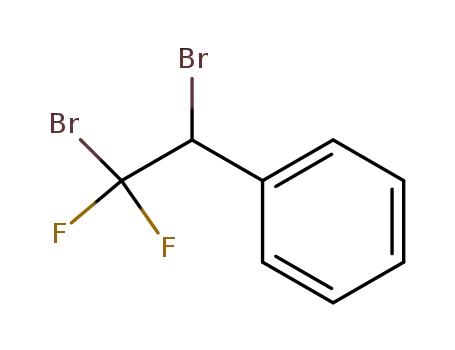 Molecular Structure of 384-63-4 ((1,2-dibromo-2,2-difluoro-ethyl)-benzene)