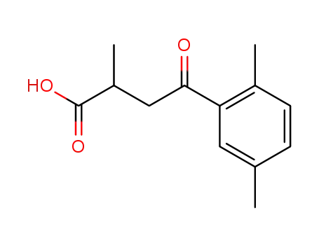 Molecular Structure of 16206-40-9 (4-(2,5-dimethylphenyl)-2-methyl-4-oxobutanoic acid)