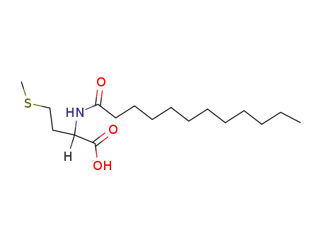 Molecular Structure of 21394-44-5 (N-(1-oxododecyl)-DL-methionine)