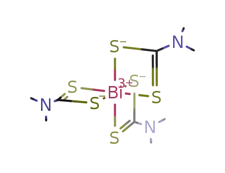 Molecular Structure of 21260-46-8 (BISMUTH DIMETHYLDITHIOCARBAMATE)
