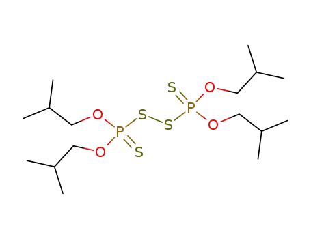 Molecular Structure of 25452-58-8 (Tetraisobutyl thioperoxydiphosphate)