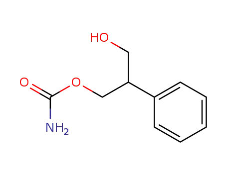 Molecular Structure of 25451-53-0 (Hydroxy-2-phenylpropyl CarbaMate)