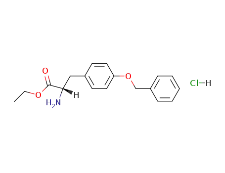 Molecular Structure of 2130-95-2 (O'-benzyl-L-tyrosine ethyl ester hydrochloride)