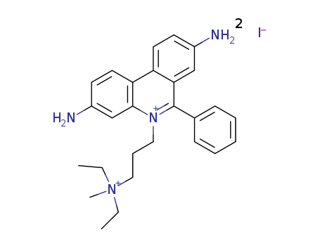 Phenanthridinium,3,8-diamino-5-[3-(diethylmethylammonio)propyl]-6-phenyl-, iodide (1:2)
