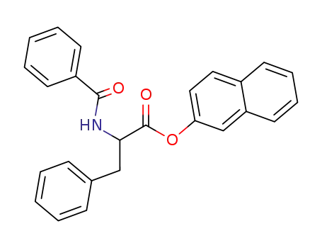 Molecular Structure of 2134-24-9 (N-BENZOYL-DL-PHENYLALANINE 2-NAPHTHYL ESTER)