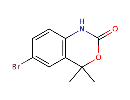 2H-3,1-Benzoxazin-2-one,6-bromo-1,4-dihydro-4,4-dimethyl-