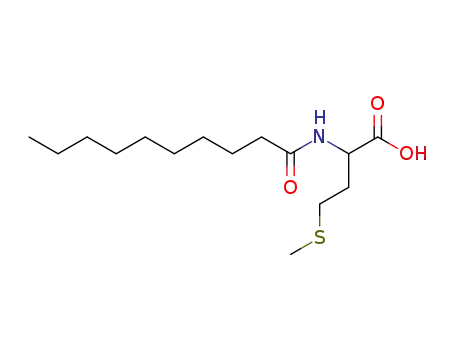 Molecular Structure of 21394-48-9 (N-(1-oxodecyl)-DL-methionine)