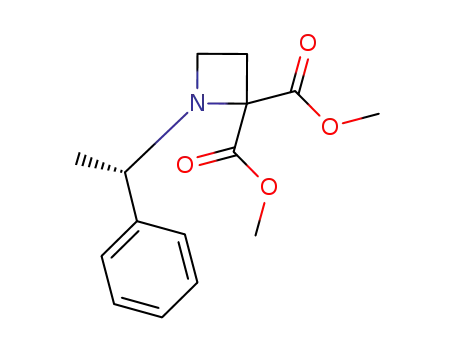 2,2-Azetidinedicarboxylic acid, 1-[(1S)-1-phenylethyl]-, 2,2-dimethyl
ester