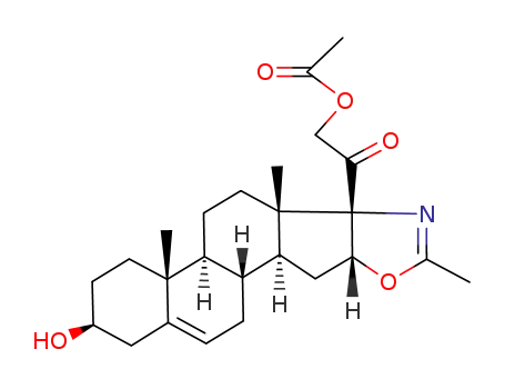 3beta,21-Dihydroxy-2-methyl-16beta-5H-pregn-5-eno(17,16-d)oxazol-20-one 21-acetate