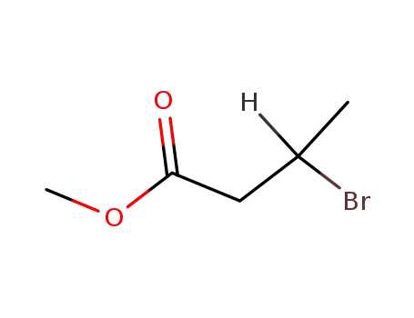 Molecular Structure of 21249-59-2 (Methyl 3-bromobutyrate)