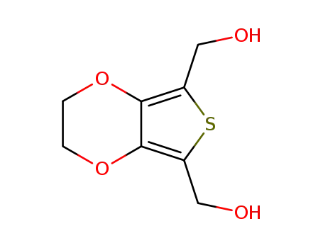 Molecular Structure of 350474-52-1 (2,5-di(hydroxymethyl)-3,4-ethylenedioxythiophene)