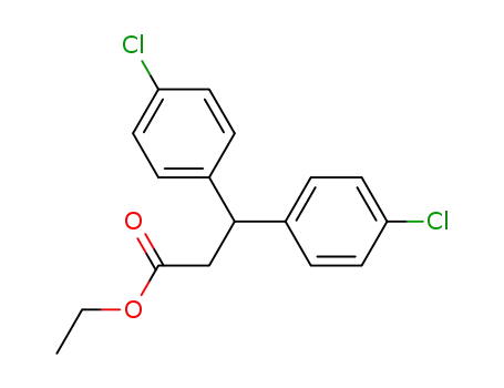Benzenepropanoic acid, 4-chloro-b-(4-chlorophenyl)-, ethyl ester