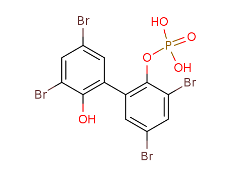 [1,1'-Biphenyl]-2,2'-diol,3,3',5,5'-tetrabromo-, 2-(dihydrogen phosphate)