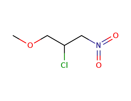 Molecular Structure of 89125-55-3 (2-chloro-1-methoxy-3-nitro-propane)