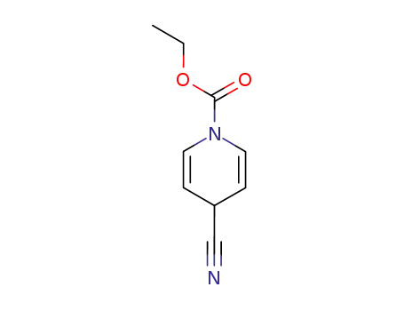 Molecular Structure of 153334-92-0 (1(4H)-Pyridinecarboxylic  acid,  4-cyano-,  ethyl  ester)