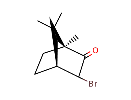 Molecular Structure of 67337-12-6 (Bicyclo[2.2.1]heptan-2-one, 3-bromo-1,7,7-trimethyl-, exo-)