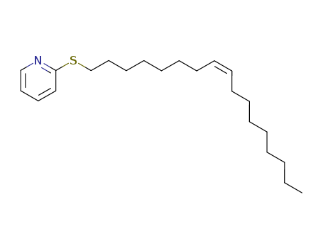 Molecular Structure of 119520-54-6 (Pyridine, 2-(8-heptadecenylthio)-, (Z)-)