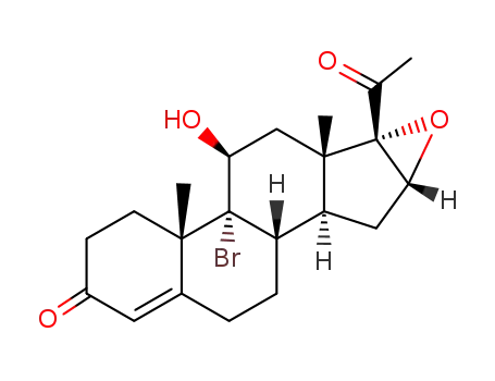 9-BroMo-16α,17-epoxy-11β-hydroxyprogesterone