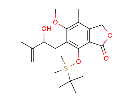 1(3H)-Isobenzofuranone, 7-[[(1,1-dimethylethyl)dimethylsilyl]oxy]-6-(2-hydroxy-3-methyl-3-butenyl)- 5-methoxy-4-methyl-