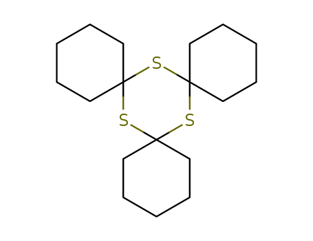 7,14, 21-Trithiatrispiro[5.1.5.1.5.1]heneicosane cas  177-58-2