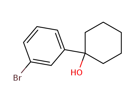 Molecular Structure of 19920-85-5 (1-(3-bromophenyl)cyclohexanol)