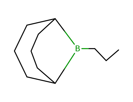 Molecular Structure of 1127-78-2 (B-propyl-9-borabicyclo{3.3.1}nonane)